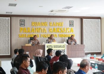Optimalkan Peran Satkamling untuk Kondusifitas Kamtibmas, Polresta Sidoarjo Bekali Pelatihan Anggota