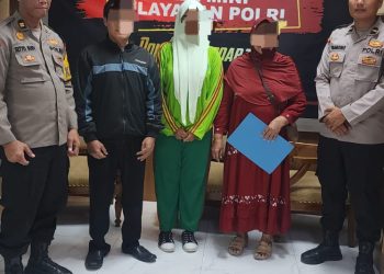 Pamapta Polresta Sidoarjo Berhasil Temukan Anak Hilang, Keluarga Apresiasi Kerja Keras Polisi
