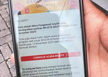 Terdaftar Bantuan Jaminan Sosial Disnaker Sidoarjo, Sejumlah Driver Ojek Online Ngaku Belum Terima Bantuan