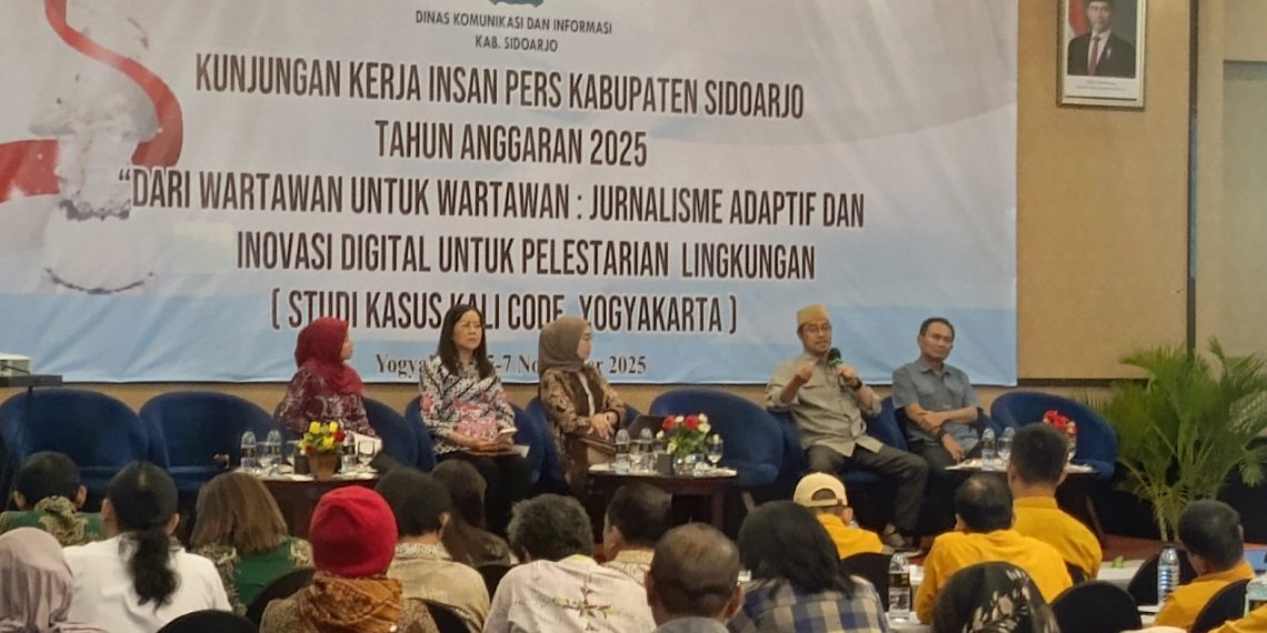 Pemkab Sidoarjo Kuatkan Kapasitas Wartawan Sekaligus Ajak Tuntaskan Permasalahan Sampah Sungai