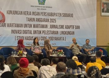 Pemkab Sidoarjo Kuatkan Kapasitas Wartawan Sekaligus Ajak Tuntaskan Permasalahan Sampah Sungai