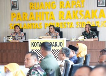 Rakor Lintas Sektoral, Kapolresta Sidoarjo Ajak Stake Holder Terkait Tingkatkan Pelayanan Masyarakat di Operasi Lilin Semeru 2025