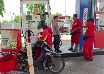 Jelang Nataru Polisi Sidoarjo Masifkan Patroli di SPBU