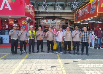 Libur Nataru, Polisi Sidoarjo Masifkan Patroli Keamanan di Pusat Perbelanjaan
