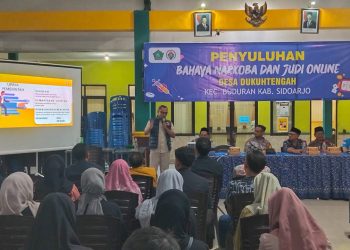 Polsek Buduran Gelar Penyuluhan Bahaya Narkoba dan Judi Online di Desa Dukuh Tengah