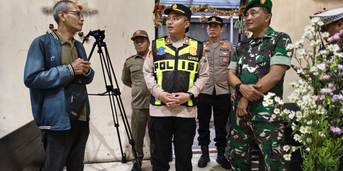 Sinergitas Amankan Ibadah Natal di Kecamatan Krian