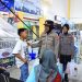 Amankan Libur Nataru dan Sapa Humanis Polwan Sidoarjo ke Penumpang Bus di Terminal Purabaya