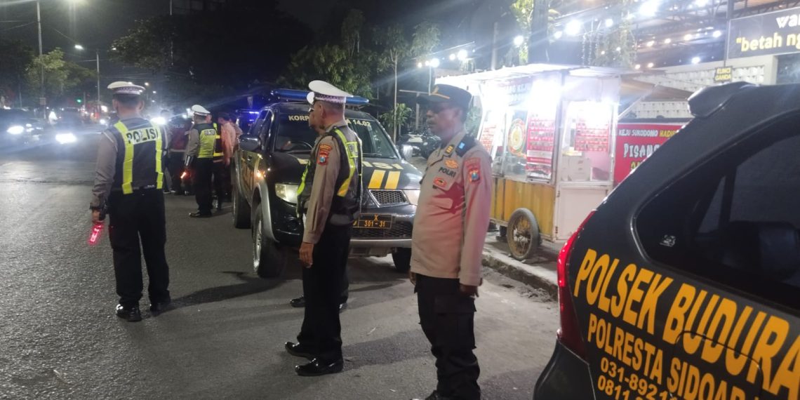 Polresta Sidoarjo Gelar Apel Siaga dan Patroli Kamtibmas Selama Libur Panjang Isra Miraj