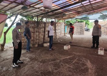 Polsek Tulangan Datangi Lokasi Diduga Tempat Sabung Ayam
