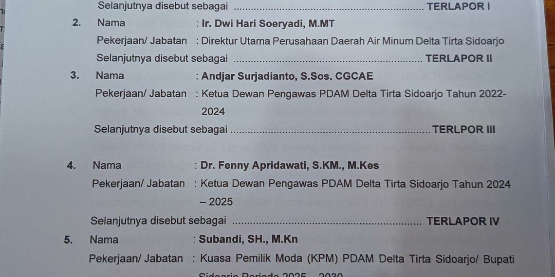 Bupati Subandi Dilaporkan Bareskrim Polri Dugaan Korupsi Proyek Pipa PDAM Delta Tirta Rp 16 M, Penyidik Klarifikasi Dewas Fenny Apridawati dan Andjar