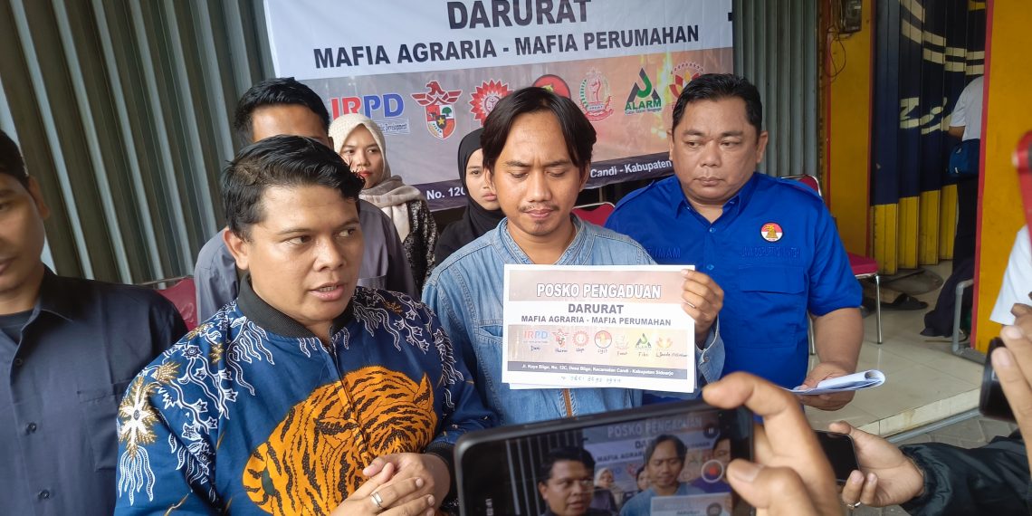 Launching Posko Darurat Mafia Agraria dan Perumahan di Sidoarjo, Langsung Terima Laporan Keterlibatan Bupati Subandi