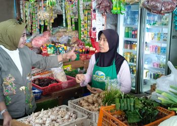 Sepi Pembeli, Wabup Mimik Sidak Pasar Porong Carikan Solusi Rame Lagi