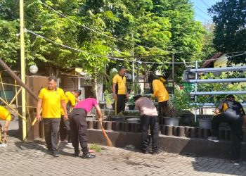 Polresta Sidoarjo Gelar Kurve Serentak, Wujud Peduli Kebersihan Lingkungan