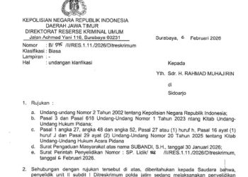 Nyatakan Siap Islah, Bupati Subandi Malah Adukan Rahmat Muhajirin Suami Wabup Mimik ke Polda Jatim