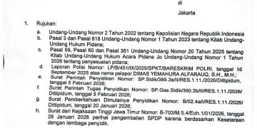 Terlapor Bupati Subandi Akan Diperiksa Bareskrim Mabes Minggu Depan