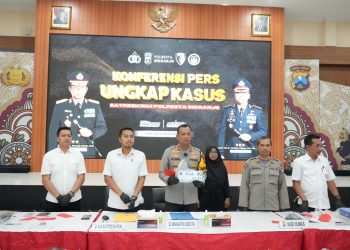 Polresta Sidoarjo Tangkap Residivis Curas Rampas Motor di Buduran
