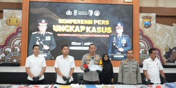 Polresta Sidoarjo Tangkap Residivis Curas Rampas Motor di Buduran