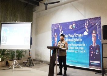 Polresta Sidoarjo Buka Puasa Bersama Organisasi Kemahasiswaan, Perkuat Sinergi Jaga Kamtibmas
