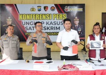 Polresta Sidoarjo Ungkap Pencurian Brankas di Taman Pinang Indah, Pelaku Sindikat Lintas Provinsi