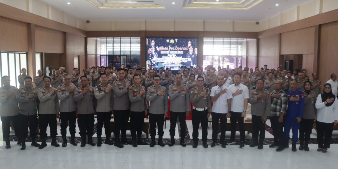 Amankan Lebaran, Polresta Sidoarjo Gelar Latpraops Ketupat Semeru 2026