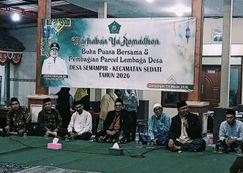 Pemdes Semampir Gelar Buka Puasa Bersama Warga, Pererat Kebersamaan di Malam Lailatul Qodar