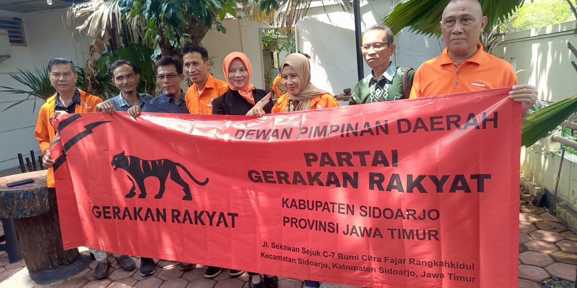 DPD Partai Gerakan Rakyat Sidoarjo Mendaftar ke Bakesbangpol, Siap Perjuangkan Kepentingan Masyarakat