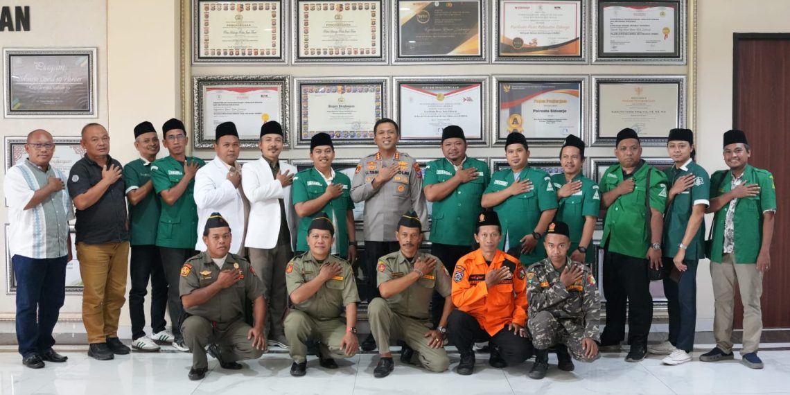 Polresta Sidoarjo Terima Silaturahmi GP Ansor, Perkuat Sinergi Jaga Kamtibmas