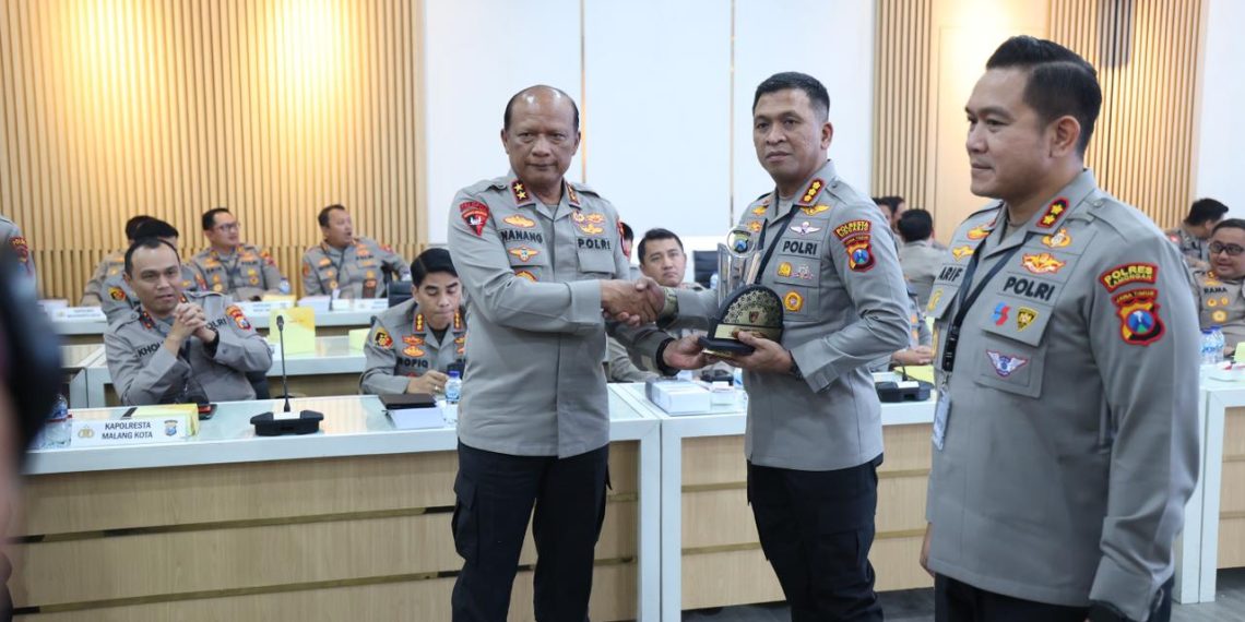 Polresta Sidoarjo Komitmen Jaga Keamanan, Raih Penghargaan Kapolda Jatim