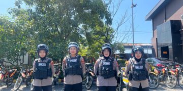 Polwan Polresta Sidoarjo Intensifkan Patroli, Wujudkan Kamtibmas Tetap Kondusif