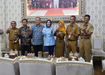 Wabup Mimik Audensi PT Megasurya Mas, Minta Jaga Stabilitas Pasokan Minyak Goreng di Sidoarjo