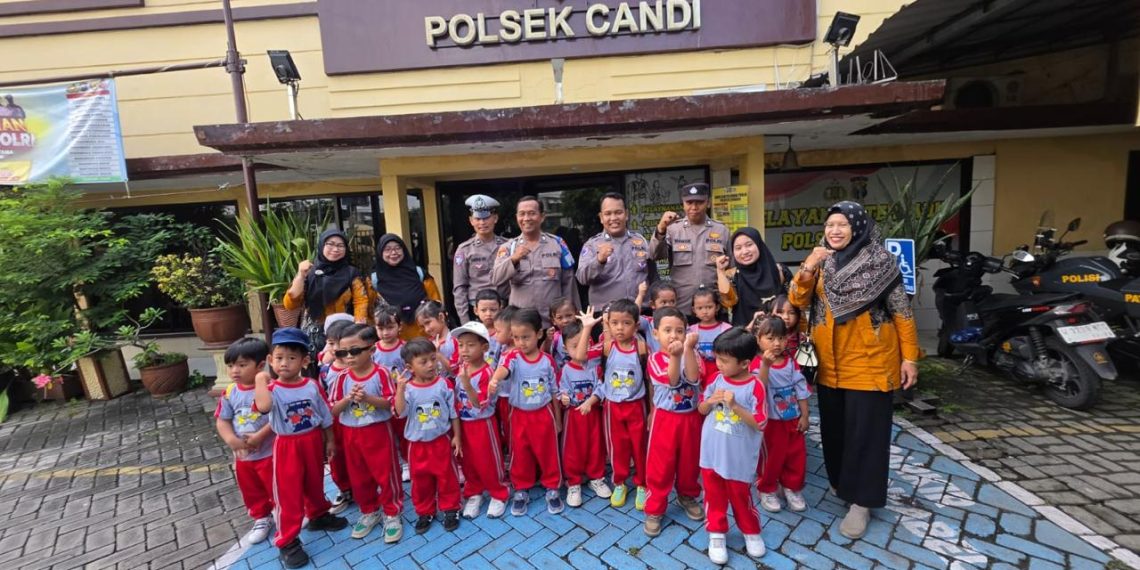Polisi Sahabat Anak, Polsek Candi Edukasi Siswa PAUD