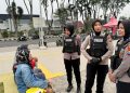 Polwan Jenggala Presisi Polresta Sidoarjo Patroli Roda Dua Jaga Kamtibmas Kota