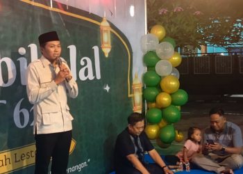 Calon Kades Suko Triyan Putra Pamungkas Safari Halal Bihalal Warga Perumahan Puri Indah Lestari