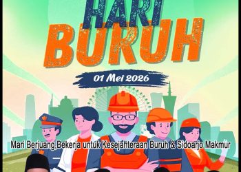 Pimpinan dan Anggota DPRD Kabupaten Sidoarjo Mengucapkan Selamat Memperingati Hari Buruh 1 Mei 2026