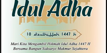 Pimpinan dan Anggota DPRD Kabupaten Sidoarjo Mengucapkan Selamat Hari Raya Idul Adha 10 Dzulhijjah 1447 H