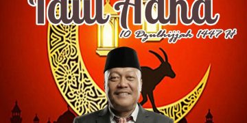 Wakil Ketua DPRD Kabupaten Sidoarjo dari PDIP H Suyarno SH Mengucapkan Selamat Hari Raya Idul Adha 10 Dzulhijjah 1447 H