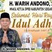 Wakil Ketua DPRD Kabupaten Sidoarjo dari Partai Golkar H Warih Andono SH Mengucapkan Selamat Hari Raya Idul Adha 10 Dzulhijjah 1447 H