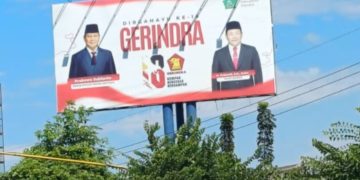 JCW Soroti Reklame Bupati Subandi HUT Gerindra di Sidoarjo Diduga Kedaluwarsa