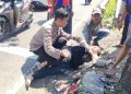Respon Cepat Patroli Polsek Buduran Bantu Korban Kecelakaan
