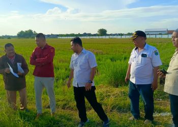 Pastikan Dugaan Korupsi, Kejari Sidoarjo Cek Lapangan Penjualan Tanah Fasum Dilakukan Pemdes Grinting ke Pengembang TAS 11
