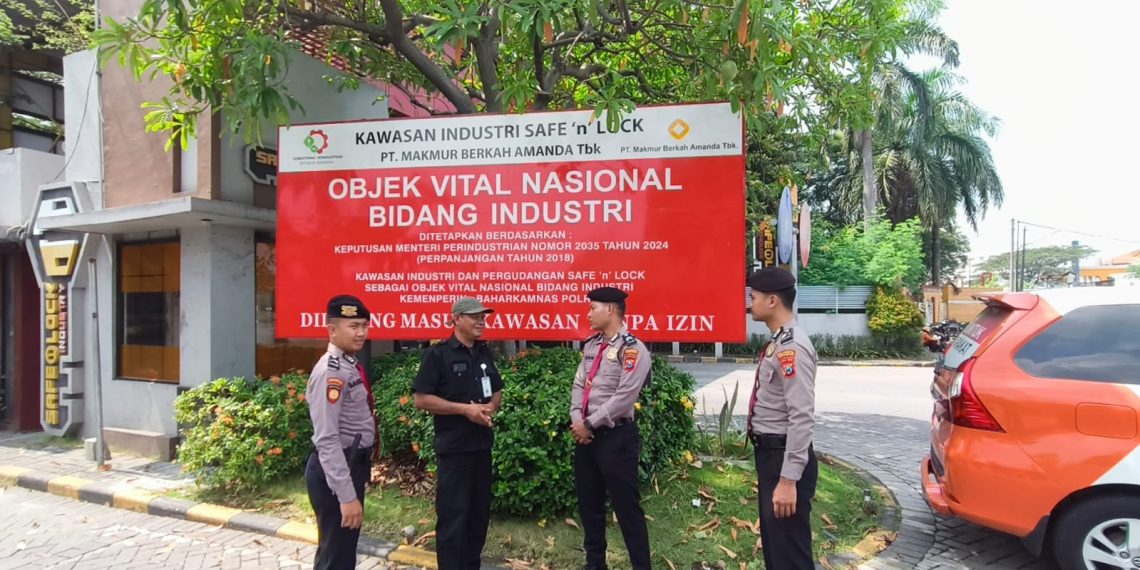 Patroli Objek Vital, Sat Samapta Polresta Sidoarjo Cegah 3C dan Premanisme