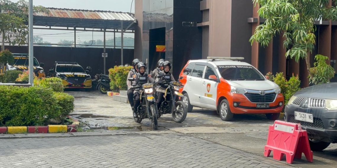 Polwan Jenggala Presisi Polresta Sidoarjo Patroli Roda Dua Jaga Kamtibmas