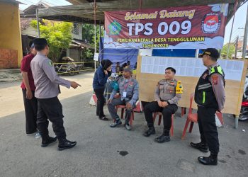 Dokkes Polresta Sidoarjo Gelar Patroli Bakti Kesehatan di TPS Pilkades Serentak 2026