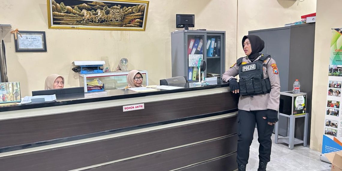 Polwan Jenggala Presisi Polresta Sidoarjo Patroli Kamtibmas Pasca Pilkades Serentak 2026