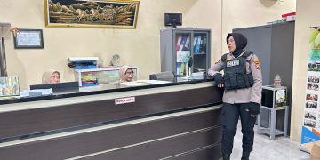 Polwan Jenggala Presisi Polresta Sidoarjo Patroli Kamtibmas Pasca Pilkades Serentak 2026