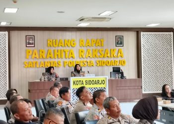 Polresta Sidoarjo Sosialisasikan KUR Himbara kepada Kelompok Tani Binaan
