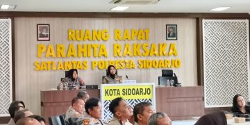 Polresta Sidoarjo Sosialisasikan KUR Himbara kepada Kelompok Tani Binaan
