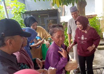 Pasutri Rahmat Muhajirin dan Wabup Mimik Kurban 7 Ekor Sapi Gemuk Dibagikan 4000 Warga Empat Desa