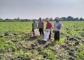 Polsek Tulangan Monitoring Perkebunan Tebu di Desa Kajeksan