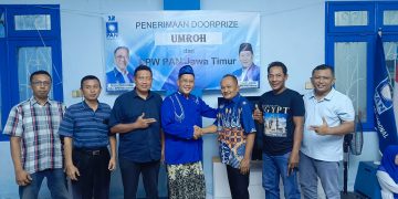 Relawan PAN Raih Hadiah Umroh, Ketua DPD﻿ PAN Sidoarjo Khulaim Junaidi﻿ Penuhi Nadar Tasyakuran Sembelih Kambing